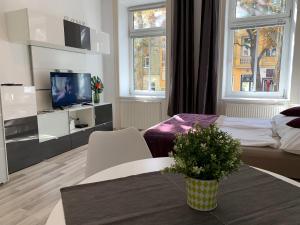 Schönbrunn Apartment TV 또는 엔터테인먼트 센터