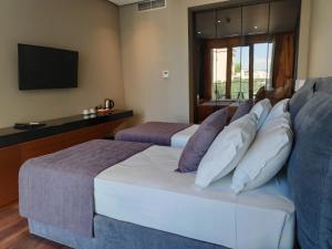 TV a/nebo společenská místnost v ubytování Supreme Hotel