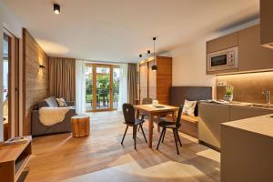 Χώρος καθιστικού στο Les Contrades