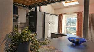 Kuchyň nebo kuchyňský kout v ubytování Holiday home Gite Saint Donat