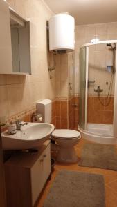 Koupelna v ubytování Beachfront Apartmant Veli Novi Vinodolski