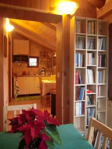 Knihovna v bed and breakfast