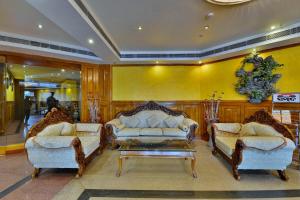 Χώρος καθιστικού στο Hotel Sidharth