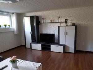 Kuchyň nebo kuchyňský kout v ubytování Ferienwohnung Mendig - Wasserschöpp