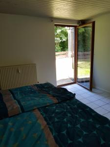 Postel nebo postele na pokoji v ubytování Ferienwohnung Mendig - Wasserschöpp