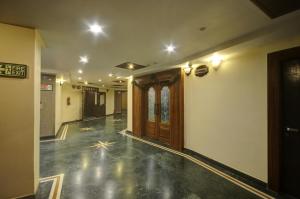 Ο χώρος του λόμπι ή της ρεσεψιόν στο Hotel Sidharth
