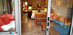 Cama o camas de una habitación en Le Lodge du Cap Ferret