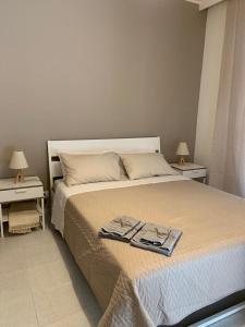 A bed or beds in a room at Casa vacanze Circle House Santa Filomena