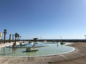 Bazén v ubytování Port leucate T2 bis wifi les Sables 3 nebo v jeho okolí