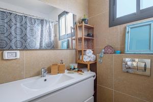 Koupelna v ubytování Mitzpush Premium Villa