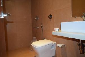 Koupelna v ubytování Hotel Aflon midc andheri east