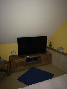 TV a/nebo společenská místnost v ubytování Ferienwohnung Kluge