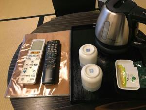 江户樱花饭店的咖啡和沏茶工具