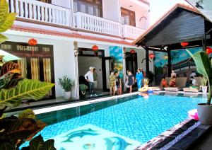 Bazén v ubytování Green Island Villa Hoi An nebo v jeho okolí