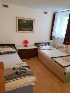 Vuode tai vuoteita majoituspaikassa APARTMAN Marcela