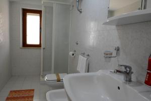 Koupelna v ubytování Castelvetere Hotel