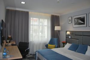 Posteľ alebo postele v izbe v ubytovaní Hotel Włoski Italia Boutique Old Town Poznań