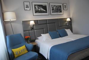Posteľ alebo postele v izbe v ubytovaní Hotel Włoski Italia Boutique Old Town Poznań