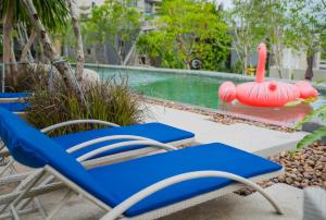 Bazén v ubytování The Woods Natural Park Resort Phuket nebo v jeho okolí