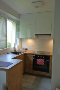 Η κουζίνα ή μικρή κουζίνα στο Apartament Bema