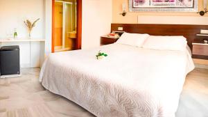 Postel nebo postele na pokoji v ubytování Hotel Albero