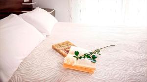 Postel nebo postele na pokoji v ubytování Hotel Albero