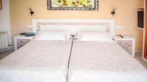 Postel nebo postele na pokoji v ubytování Hotel Albero