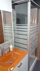 Koupelna v ubytování Bnap Masip