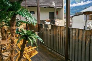 Uma varanda ou terraço em Guesthouse of Manoni Ratiani