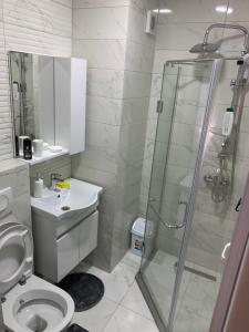 Koupelna v ubytování Apartments Divoli + 9 fotografií