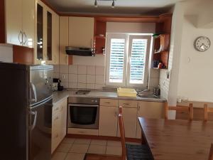 Kuchyň nebo kuchyňský kout v ubytování Apartment Ana