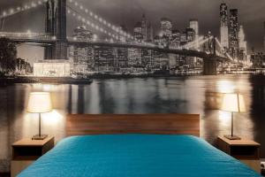 En eller flere senge i et værelse på VITOSHKA Pleasure place