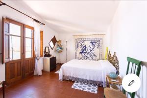 Giường trong phòng chung tại la casa al mare