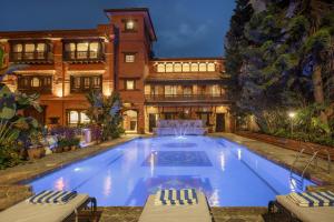 The swimming pool at or close to Hotel Manaslu
