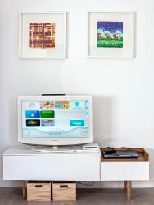 TV a/nebo společenská místnost v ubytování Tara