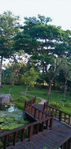 גינה חיצונית ב-Amrita Green Retreat