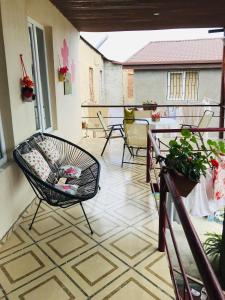 Balkón nebo terasa v ubytování natia