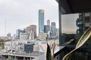 Výhľad na mesto Melbourne alebo výhľad na mesto priamo z apartmánu