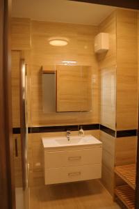 Bathroom sa Holiday Apartman with Free Parking