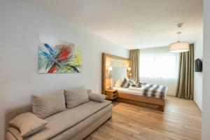 Posezení v ubytování Natur & Familienhotel Der Stieglerhof