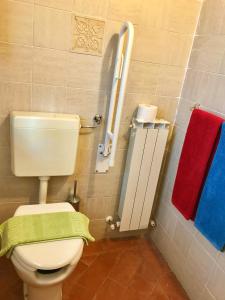 Koupelna v ubytování Agriturismo podere Casano