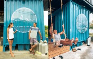 Majutusasutuse Liuqiu Dive Hostel külastajad