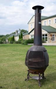 Gril dostupný pro hosty v bed and breakfast