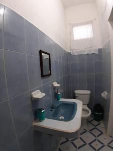 Koupelna v ubytování Habitaciones Chiquil Ha