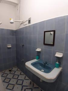 Koupelna v ubytování Habitaciones Chiquil Ha