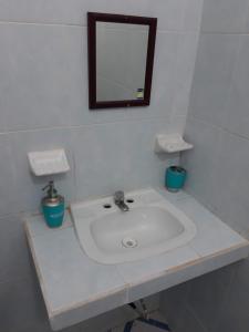 Koupelna v ubytování Habitaciones Chiquil Ha