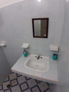 Koupelna v ubytování Habitaciones Chiquil Ha