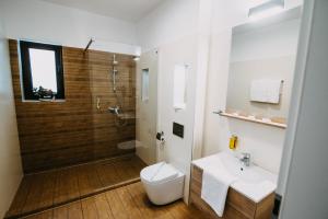Vonios kambarys apgyvendinimo įstaigoje Gaudi Accommodation