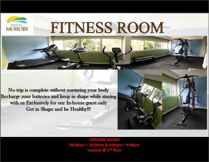 Fitness centrum a/nebo fitness zařízení v ubytování Hotel Morobe