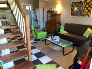 Posezení v ubytování Apartamentos El Hospital de Villahormes